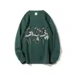 Spooky Skeleton Ballet Dancers Bat Women's Sweatshirt
