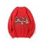 Spooky Skeleton Ballet Dancers Bat Women's Sweatshirt