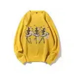 Spooky Skeleton Ballet Dancers Bat Women's Sweatshirt