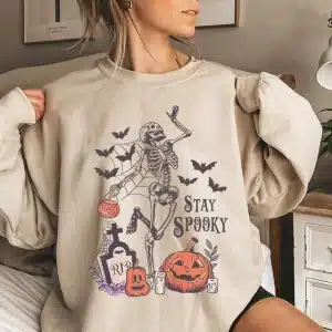 Stay Spooky Skeleton Halloween Women's Sweatshirt