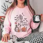 Stay Spooky Skeleton Halloween Women's Sweatshirt