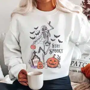 Stay Spooky Skeleton Halloween Women's Sweatshirt