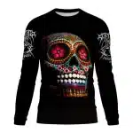 Sugar Skull Day of the Dead Black Men’s Long Sleeve T-Shirt