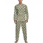 Classic Horror Skull Cascade Pattern Men’s Pajamas Set