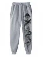 Gothic Demon Skeletal Spine Skull Horror Men's Sweatpants