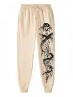 Gothic Demon Skeletal Spine Skull Horror Men's Sweatpants