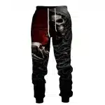 Horror Grim Reaper Skeleton Skull Cloak Men's Sweatpants