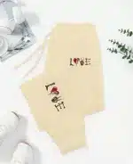 Minimalist Love Heart Skeleton Hand Logo Women’s Joggers
