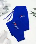 Minimalist Love Heart Skeleton Hand Logo Women’s Joggers