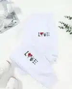 Minimalist Love Heart Skeleton Hand Logo Women’s Joggers