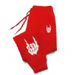Punk Skeleton Rock Hand Icon Print Women’s Joggers
