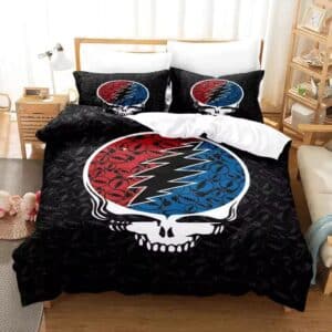 Grateful Dead Steal Your Face Skull Razor Art Bedding Set