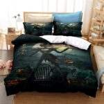 Jack Skellington Skeleton Gothic Halloween Bedding Set