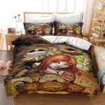 Nightmare Jack & Sally Skeleton Gothic Art Style Bedding Set