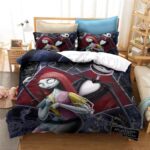 Skeleton Jack & Sally Nightmare Before Christmas Bedding Set