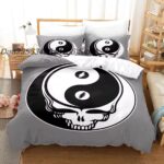 Zen Rock Fusion Grateful Dead Yin Yang Skull Bedding Set